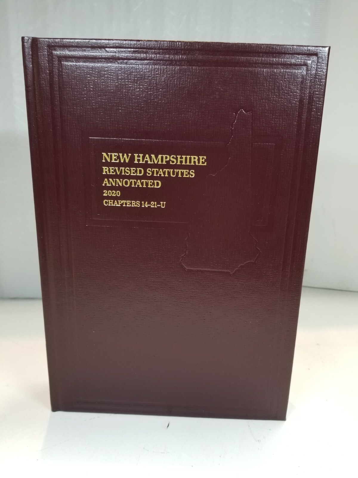 New Hampshire Revised Statutes Annotated 2020 Chapters 1421U eBay