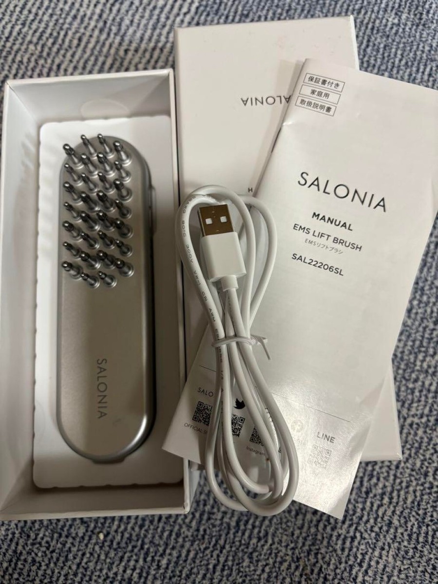 ボディ・フェイスケア SALONIA EMS LIFT BRUSH SAL2206SL Salonia EMS Lift Brush | Japan Trend Shop