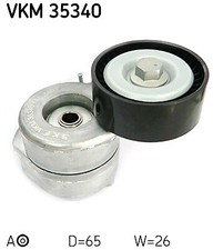 SKF VKM 35340 Tensioner Pulley, V-ribbed belt for ALFA ROMEO,CHEVROLET,FIAT,OPEL