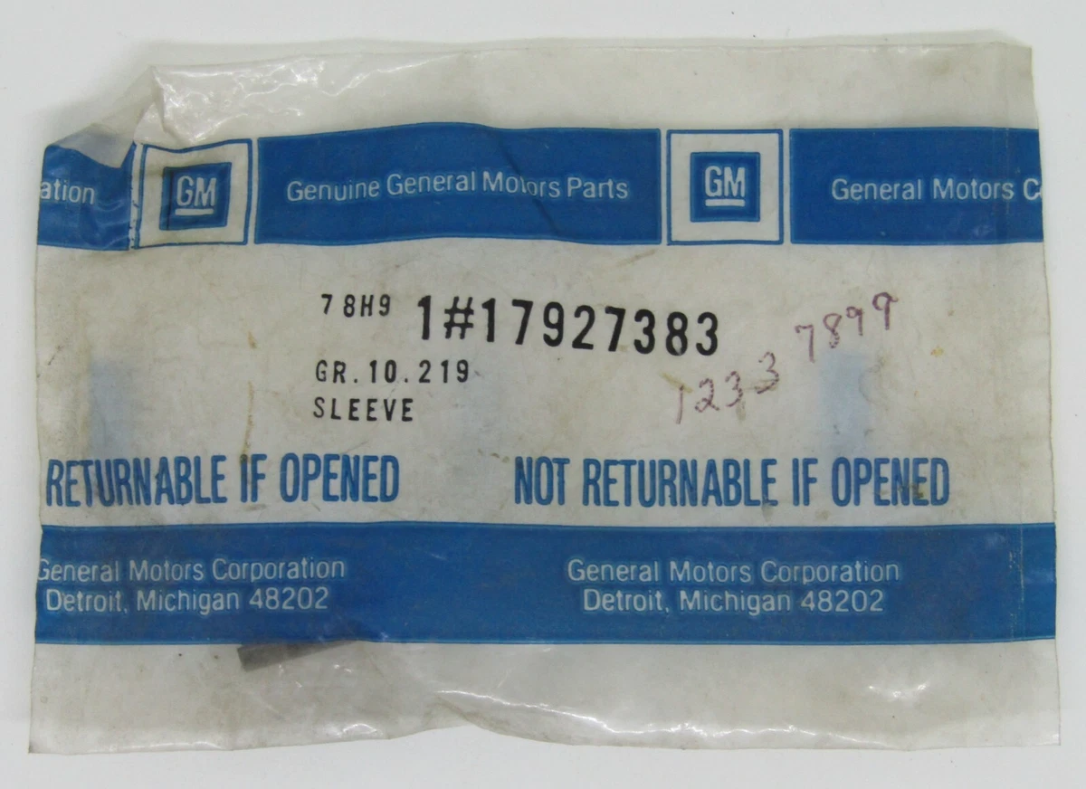 NEW GENUINE GM GENERAL MOTORS OEM SLEEVE PART NO. 17927383 | eBay