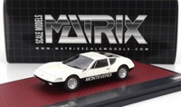 Modellauto Statisch Matrix Monteverdi Hai 450 Gts 1973 Weiss Schwarz Massstab...