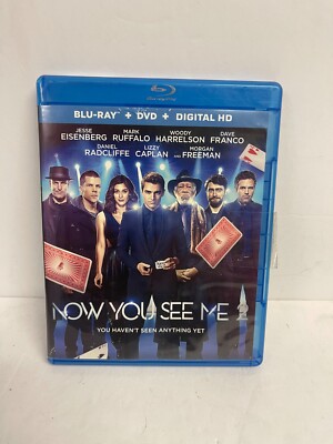 Now You See Me Blu-ray/DVD 2016,2-Discs Jesse Eisenberg