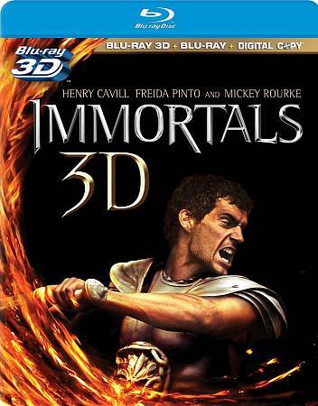 Immortals 3D BLU RAY 3D + BLU RAY NEW! GREEK, MYTHICAL, ACTION, KING - Picture 1 of 1