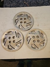 Lot Of 3 1997-02 Ford Escort Wheel Cover Hub Cap Hubcaps Oem Lot Of 3 1997-02 Ford Escort Wheel Cover Hub Cap Hubcaps Oem