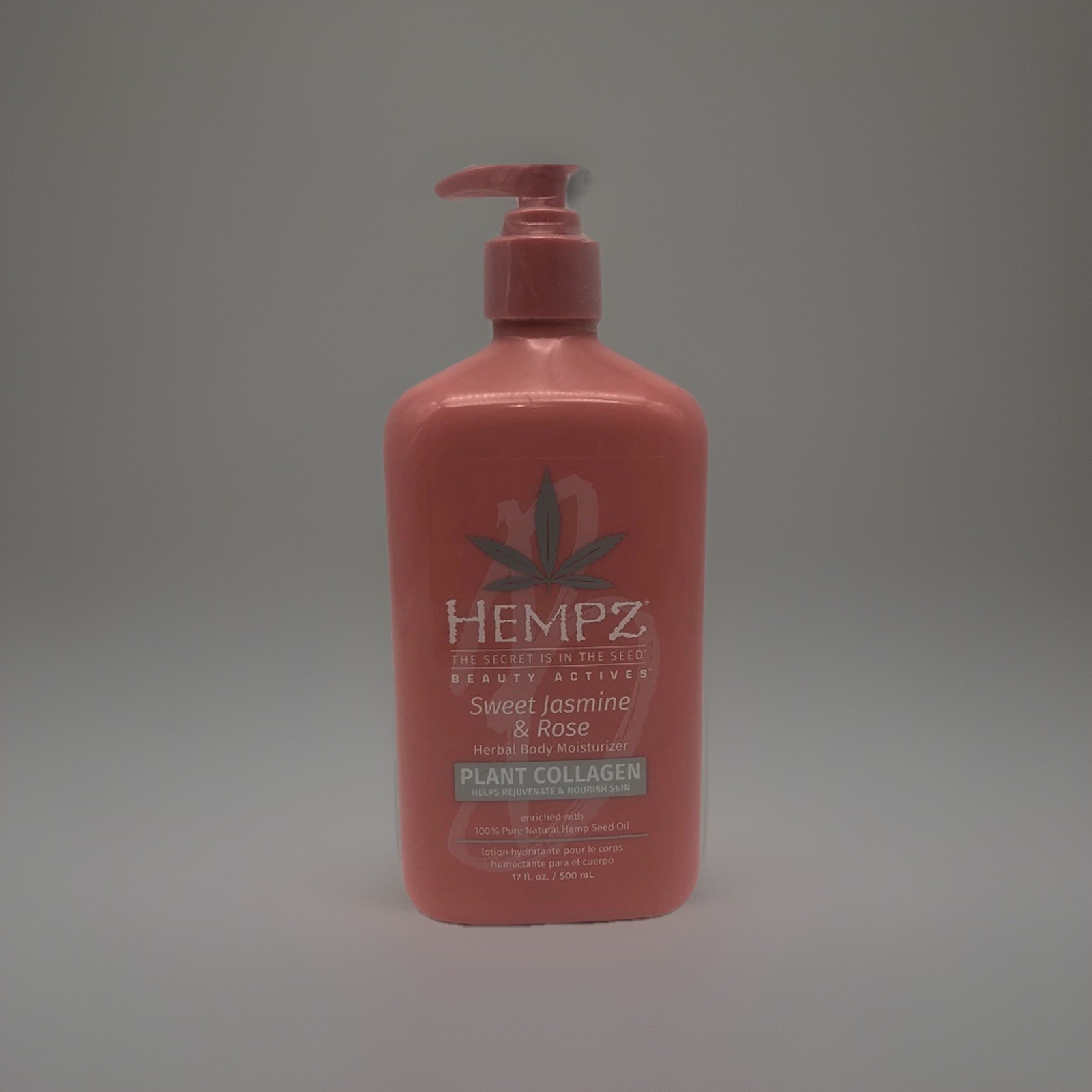 Hempz Sweet Jasmine & Rose Herbal Body Moisturizer 17oz Smoothing Hydration