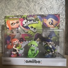 Nintendo amiibo Inkling Girl Squid Boy Figure Splatoon 3-Pack