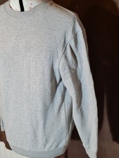 Cotton Traders Mens Grey Sweatshirt Size S Small 100% Cotton Crew Neck Jumper 38