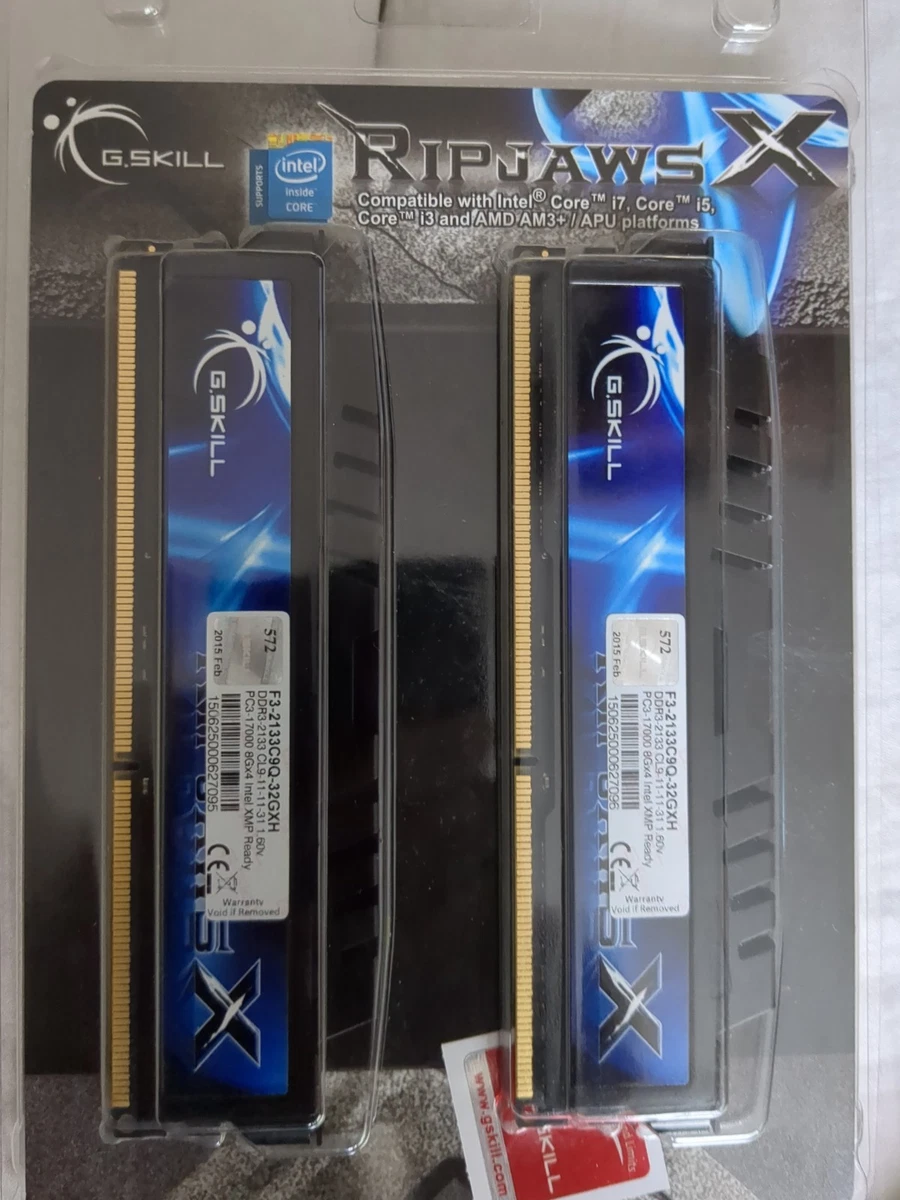 PC3-17000 (DDR3-2133) Bus Speed 32 GB Total Capacity DDR3 SDRAM