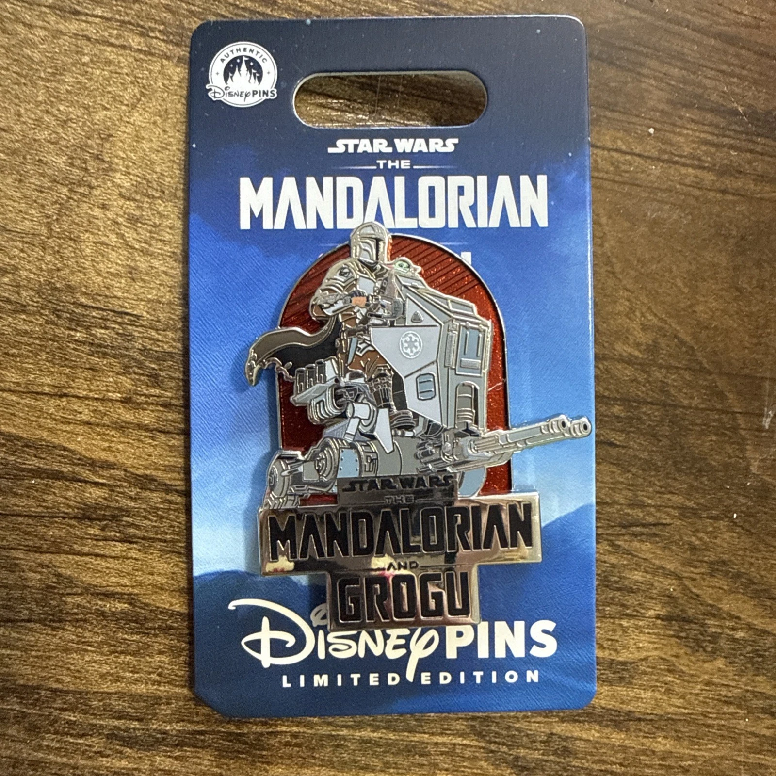 Walt Disney World Star Wars Mandalorian and Grogu Limited Edition Pin of 5500