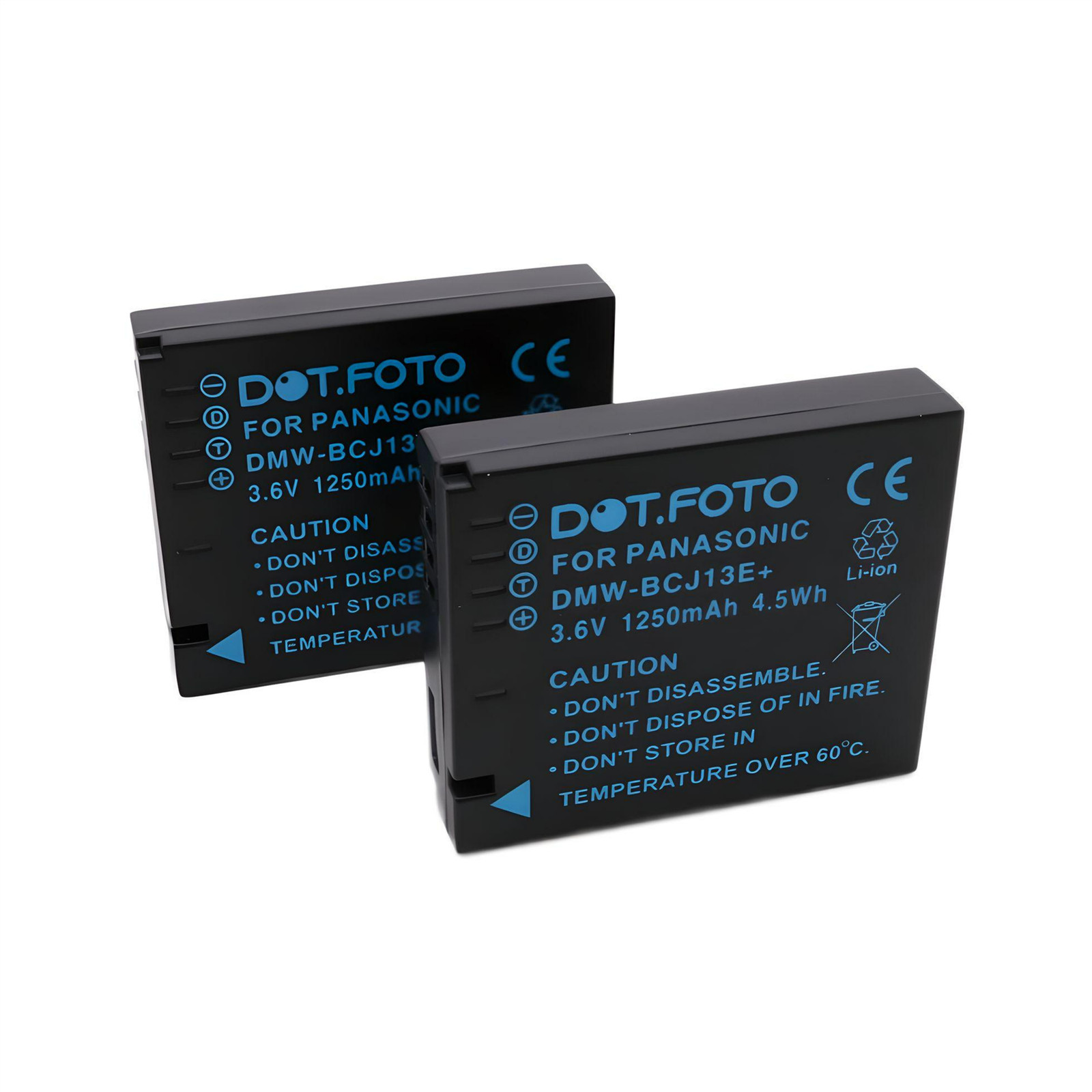 2x BP-DC10 BP-DC10-E 1250mAh PREMIUM Battery for Leica D-LUX 5, D-LUX 6