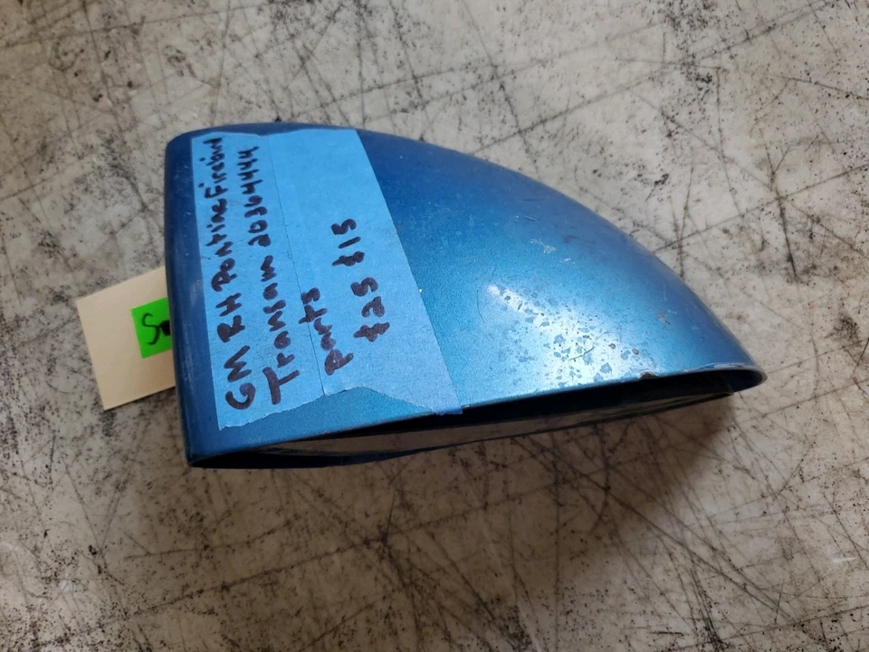 Espejo retrovisor Pontiac Firebird Trans AM puerta lateral pasajero azul OEM Foto 3 de 4