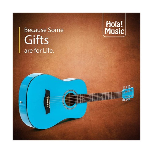 Hola! Music Acoustic Guitar Bundle for Beginners and Kids - 3/4 Size (36") Gu... - Picture 3 of 6
