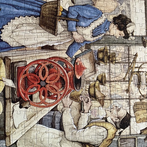 Jumbo - 'The Grocer - ANTON PIECK' - 500 large Piece Jigsaw Puzzle - Complete - Picture 3 of 3