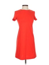 Uniqlo Women Orange Casual Dress XS