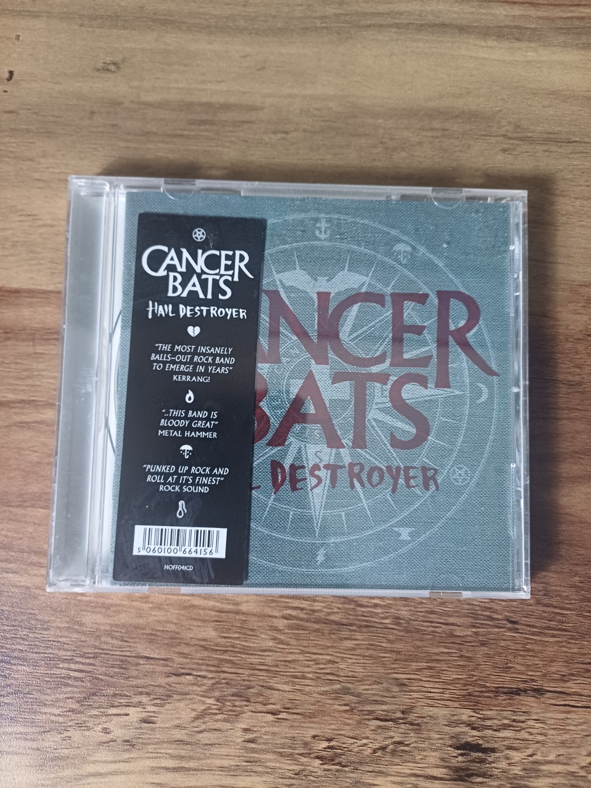 Signed Cancer Bats CD Hail Destroyer Metal Punk Hxc Rock Music Collectable Rare
