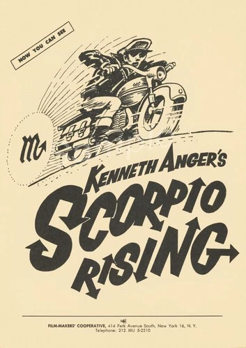1963 SCORPIO RISING BIKERS MOVIE POSTER A4 PRINT