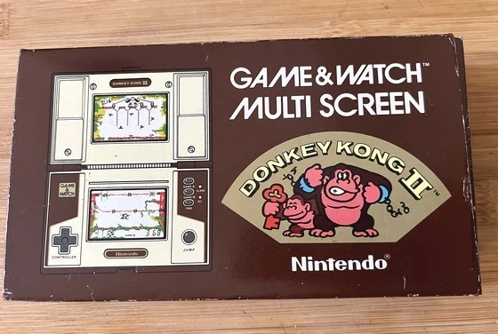 Jeu électronique Vintage Des Années 80, Inspiré De Donkey Kong, Où Tu Dois Viser Le Gorille