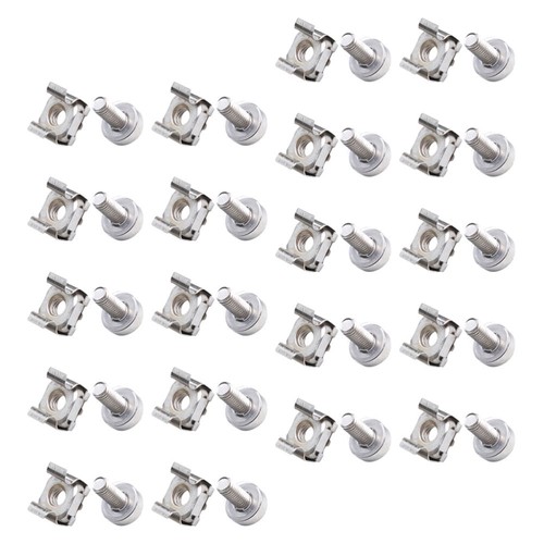 20pcs Cage Nut Tool: Iron M6 Mounting Cage Nuts And Screws - Replacement - 第 11/12 張圖片