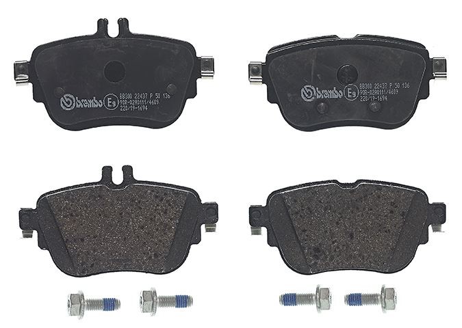 Brake Pads Set fits MERCEDES E200EQ 2.0 Rear 2019 on M264.920 Brembo 0004206000 - Image 49