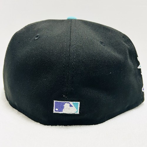 Gorra New Era Florida Marlins Entrenamiento de Primavera 59FIFTY Ajustada 7 1/4 Negra MLB - Imagen 4 de 6