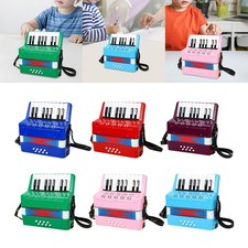 17 Keys 8 Bass Piano Accordion Musical Instrument Creativity Lightweight Small