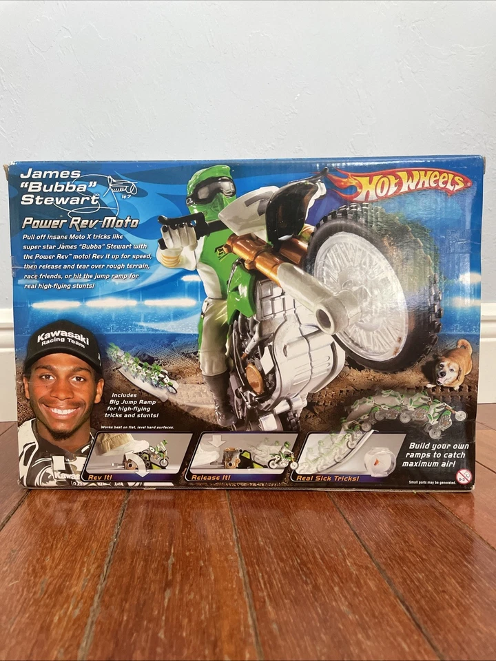 Juguete James Stewart Power Rev Moto Hot Wheels Foto 3 de 4