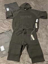 NEW Fear of God Essentials Relaxed Off Black Bundle Size Small 100% Authentic✅