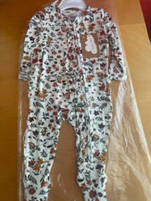 NWT Angel Dear autumn ditsy zipper footie 3-6 mo