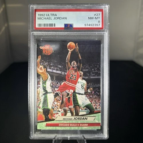 1992-93 Fleer Ultra Michael Jordan PSA 8 #27