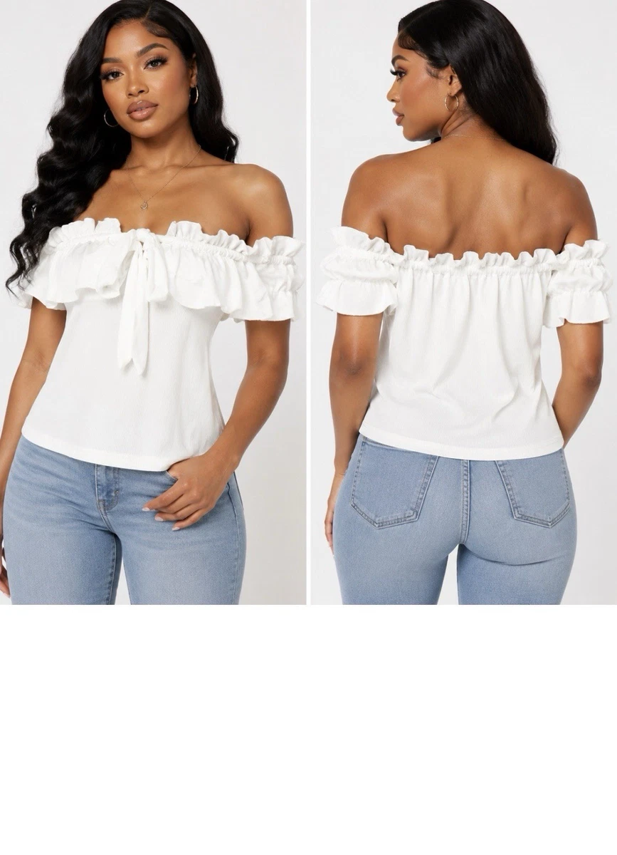 Unbranded Off the Shoulder Tops for Women for sale | eBay