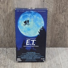 E.T. The Extra-Terrestrial VHS Black and Green Edition Universal Sticker