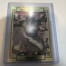 Action Packed 1990 Neal Anderson Base Set Football Card #21 Chicago Bears NFL