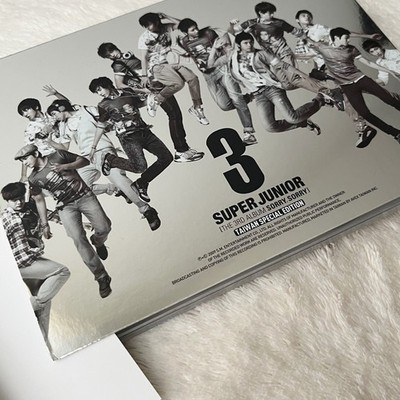 Super Junior Sorry Sorry Taiwan Special Edition CD and DVD Kpop
