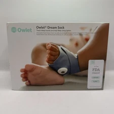 Owlet Dream Sock - FDA-Cleared Smart Baby Monitor • 1-18mo / 6- 30lb Blue
