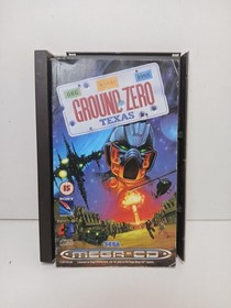 Sega Mega CD Ground Zero Texas With Manual 
