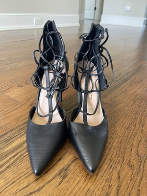 Penny Loves Kenny Leather Lace Up Pointed Pumps Size 10M