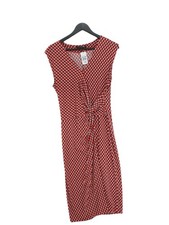 Banana Republic A-Line Midi Dress S in Red