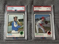 1973 Topps Baseball PSA Graded. Bart Johnson #506, Chicago White Sox. 