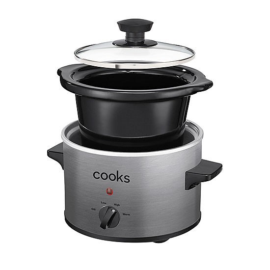 Cooks 1.5-Quart Slow Cooker 120w Grey Brand new