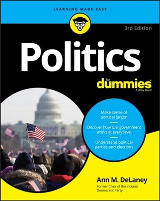 POLITICS FOR DUMMIES 3RD EDITION by Ann M. DeLaney Paperback Self Help Business