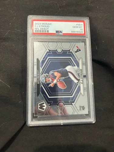 2023 Panini Mosaic - NFL Debut C.J. Stroud #ND-3 (RC) PSA 10 Houston Texans