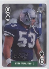 1993 Bicycle Ditka's Picks Playing Cards Mark Stepnoski #9S 0n8