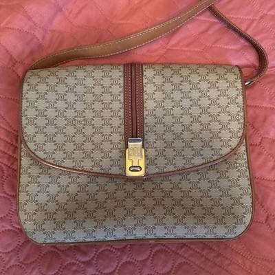 Celine Macadam Vintage Leder Canvas very good condition 