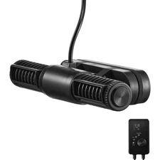 Aquarium Wave Maker Adjustable Cross Flow Pump with Controller 15W 1428 GPH