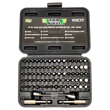 Vim VHC77 77-Piece Half Cut Stubby Bit Set
