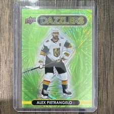 Alex Pietrangelo 2021-22 Upper Deck Dazzlers Green  Vegas Golden Knights Insert