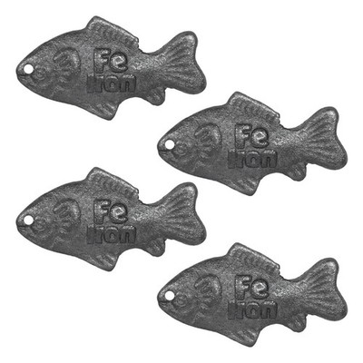 4 Pcs Iron Fish Cooking Tool for Daily Support, Safe Cast Option...