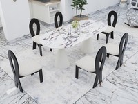 LuxuriöSes Essgruppe Esstisch Mit 6X StüHle Elegante Design MöBel