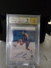 Luka Doncic RC Auto 1/1 White Box 2018-19 Panini Encased #170 Mavs Rookie