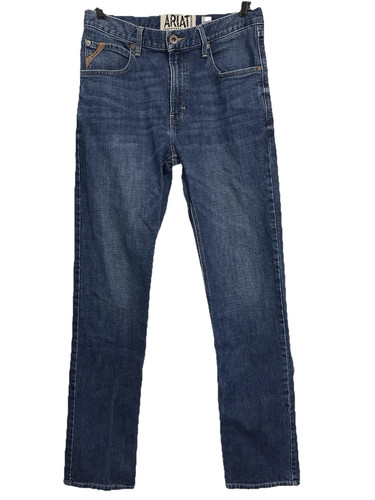 Ariat Jeans Mens 33x36 M1 Vintage Straight H2 LO Medium Wash Western Workwear